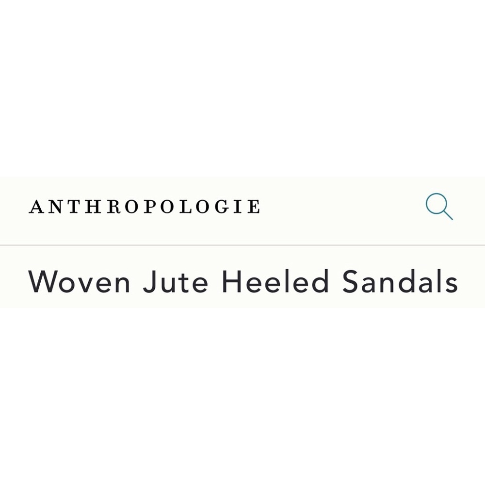 Anthropologie x Rafealla Booz Woven Jute Heeled Sandals Block Heel NWT SZ 10 - Picture 11 of 12